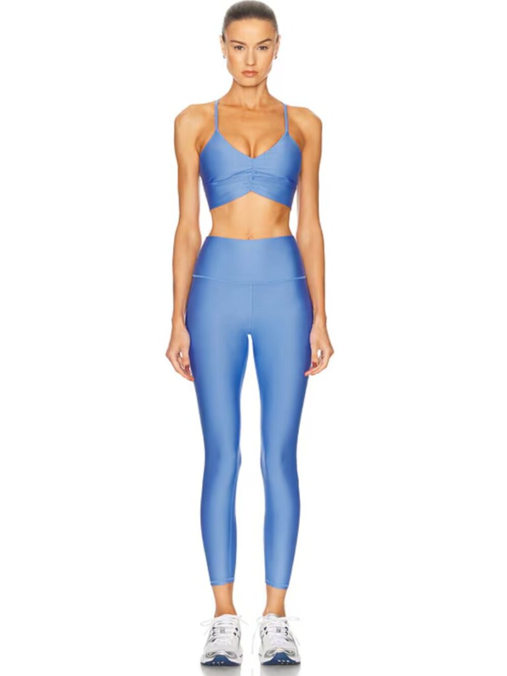 Alo Yoga Airlift Leggings in Crystal Clear Blue 25" XS